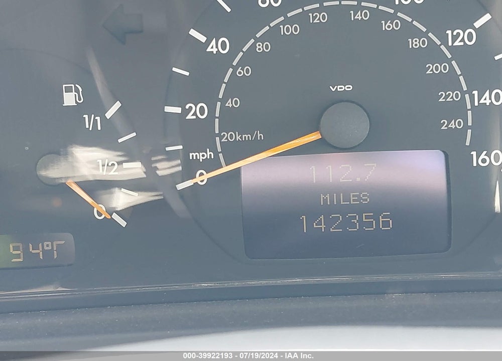 2002 MERCEDES-BENZ E 320 SPECIAL EDITION VIN: WDBJF65J12B493278
