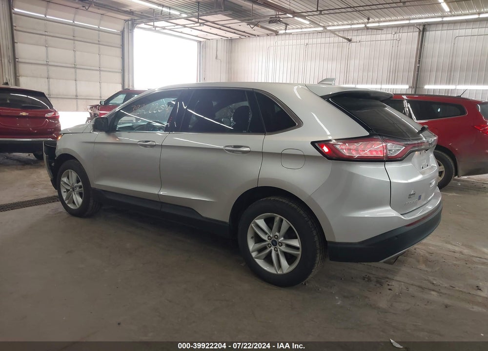 2015 FORD EDGE SEL VIN: 2FMTK4J95FBB71244