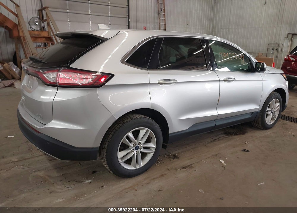 2015 FORD EDGE SEL VIN: 2FMTK4J95FBB71244