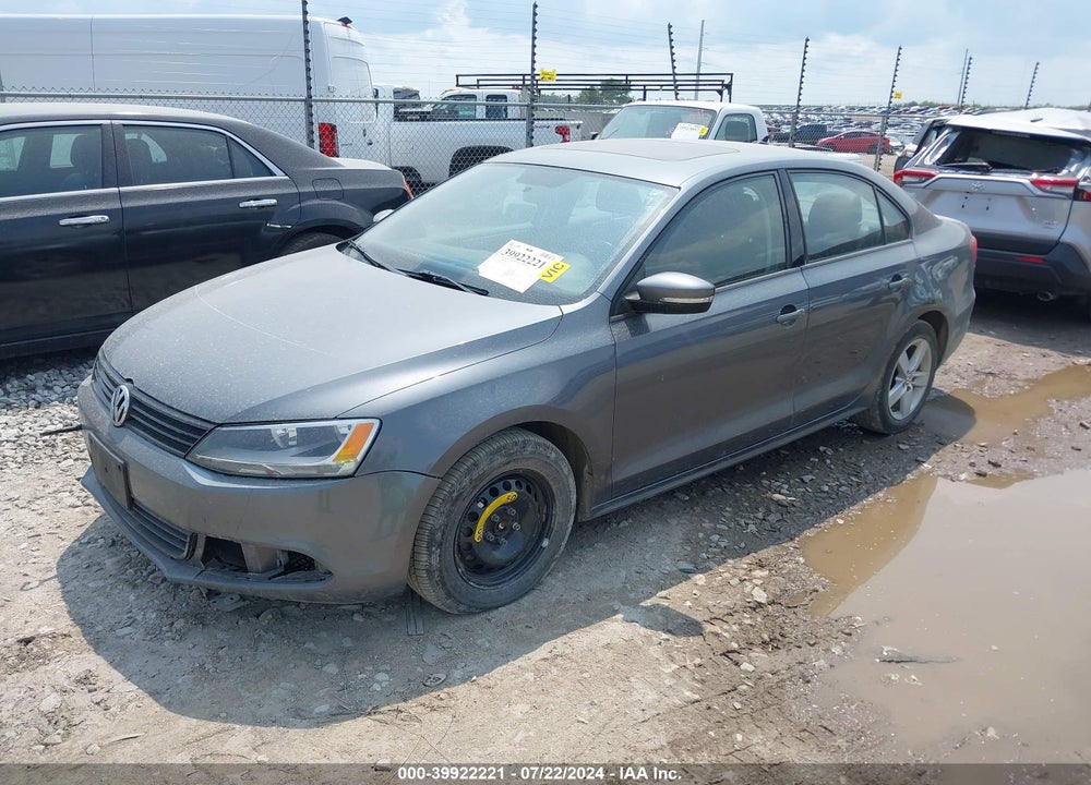 2012 VOLKSWAGEN JETTA 2.0L TDI VIN: 3VWLL7AJ0CM427830
