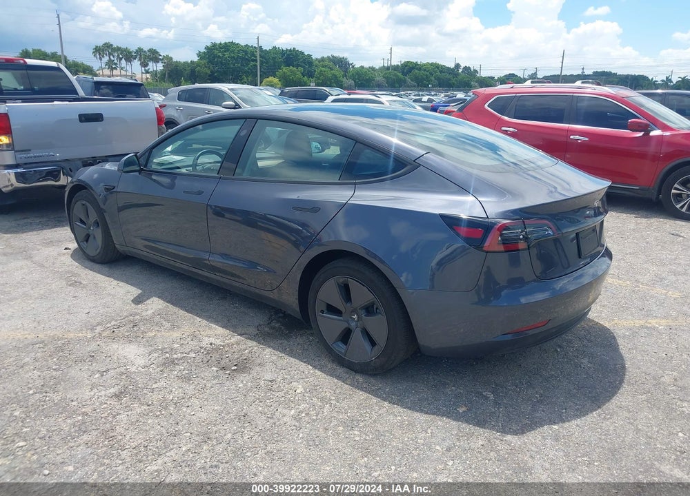 2023 TESLA MODEL 3 REAR-WHEEL DRIVE VIN: 5YJ3E1EA0PF673095