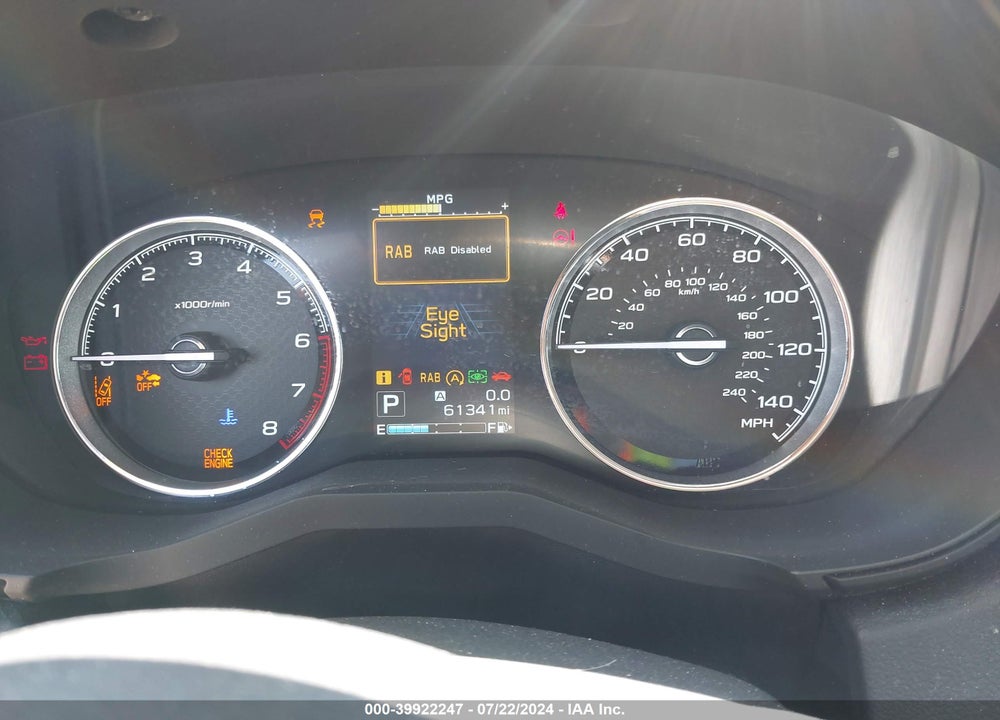 2019 SUBARU FORESTER TOURING VIN: JF2SKAWC5KH454616