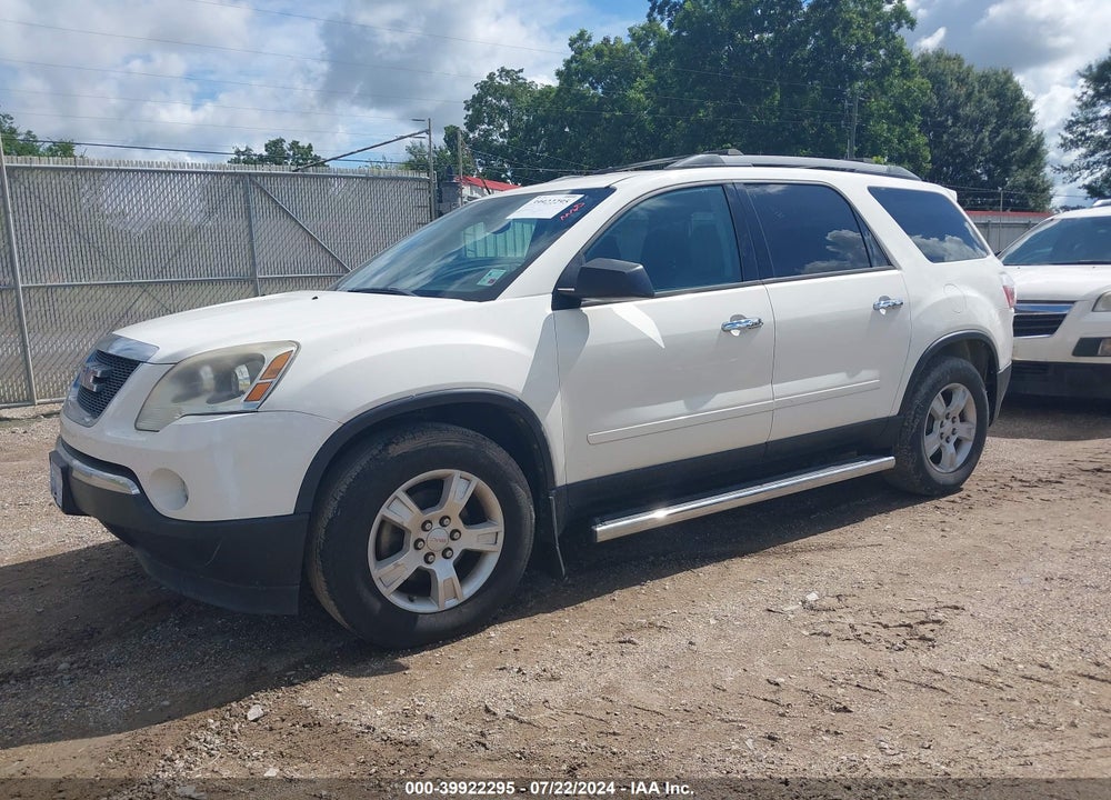 2012 GMC ACADIA SLE VIN: 1GKKRPED0CJ209731