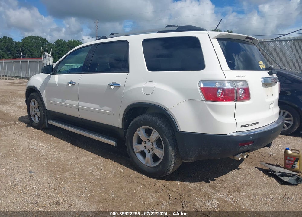 2012 GMC ACADIA SLE VIN: 1GKKRPED0CJ209731