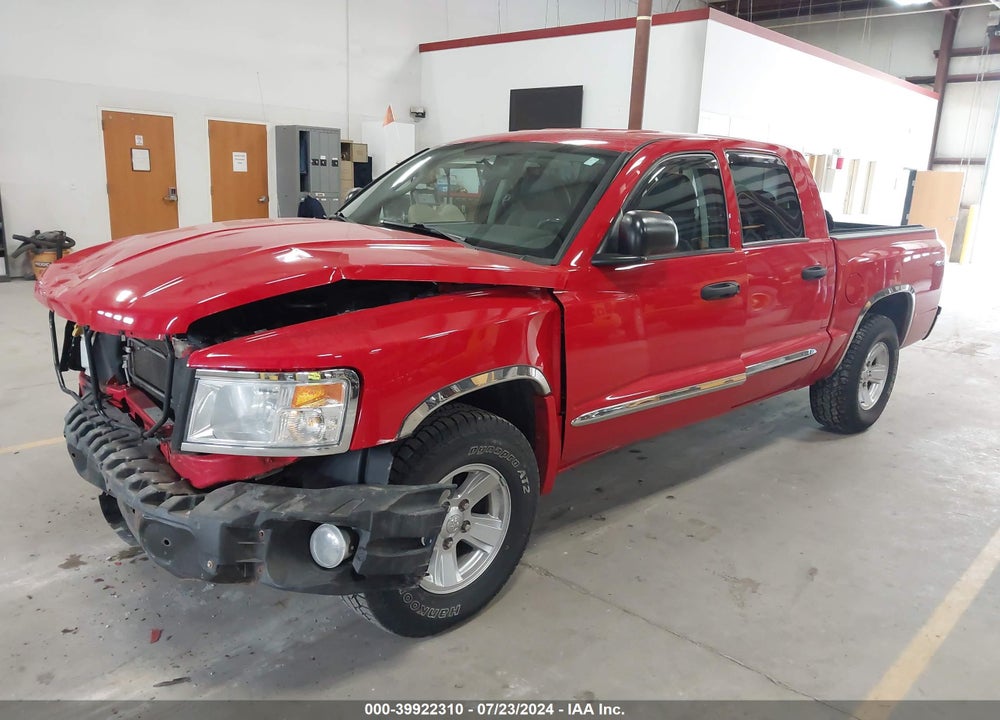 2008 DODGE DAKOTA LARAMIE VIN: 1D7HW58N38S596130