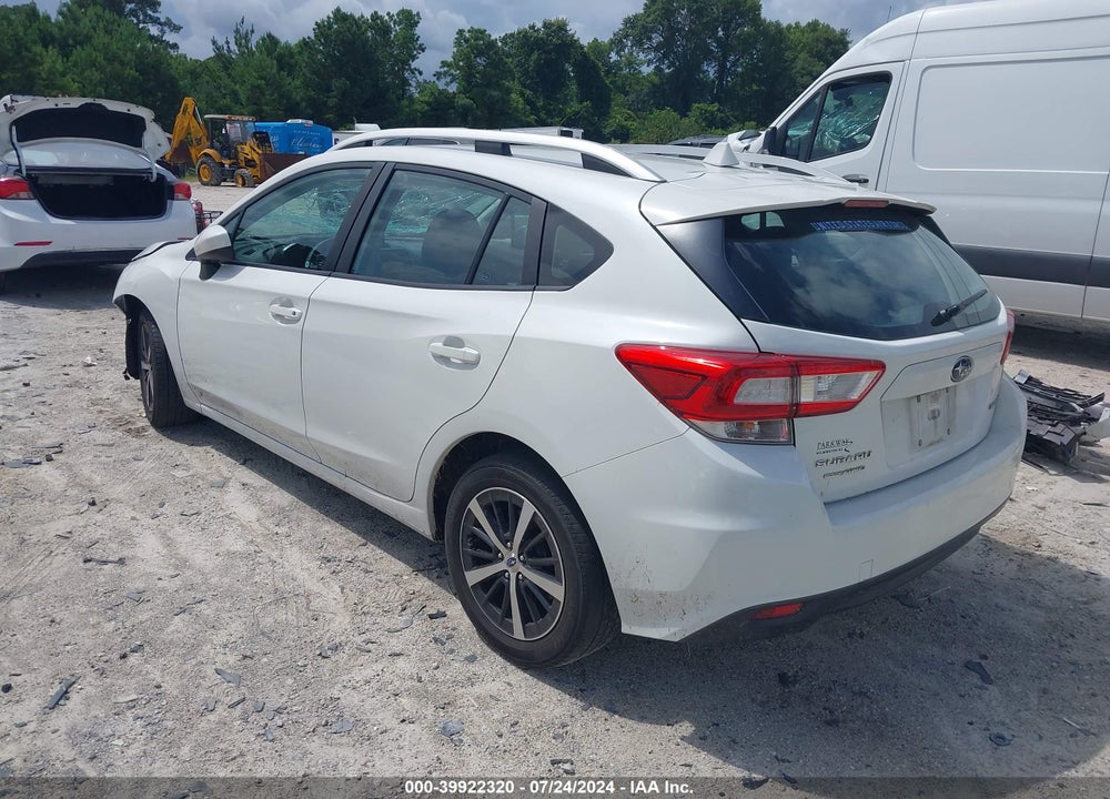 2019 SUBARU IMPREZA 2.0I PREMIUM VIN: 4S3GTAD6XK3724807
