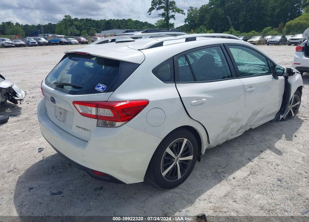 2019 SUBARU IMPREZA 2.0I PREMIUM VIN: 4S3GTAD6XK3724807