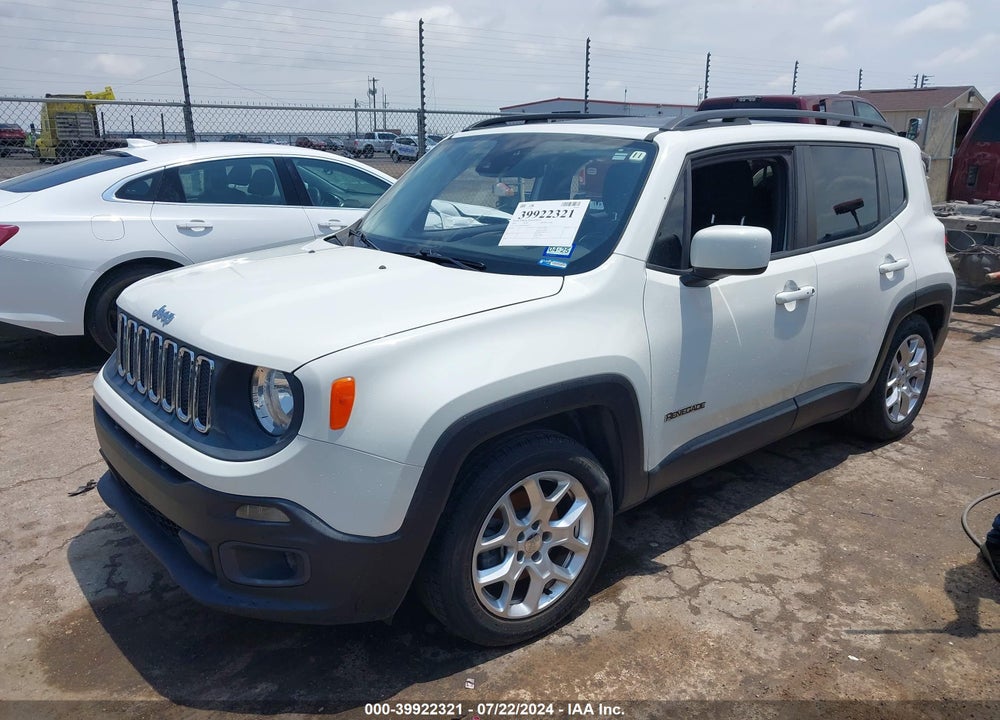 2016 JEEP RENEGADE LATITUDE VIN: ZACCJABT8GPD16032
