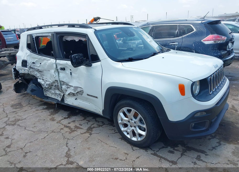2016 JEEP RENEGADE LATITUDE VIN: ZACCJABT8GPD16032