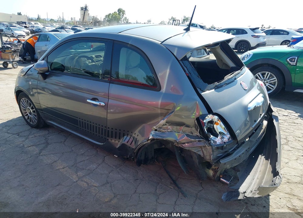 2013 FIAT 500 POP VIN: 3C3CFFAR3DT741929