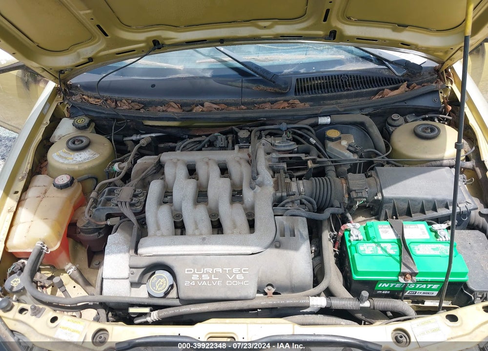 2000 MERCURY COUGAR V6 VIN: 1ZWFT61L2Y5601902