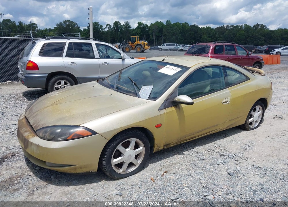 2000 MERCURY COUGAR V6 VIN: 1ZWFT61L2Y5601902