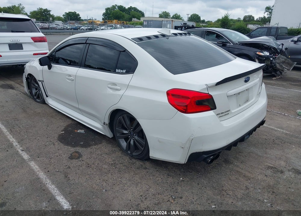 2016 SUBARU WRX PREMIUM VIN: JF1VA1E60G9829216