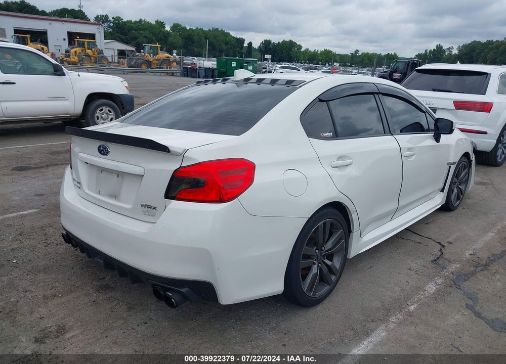 2016 SUBARU WRX PREMIUM VIN: JF1VA1E60G9829216