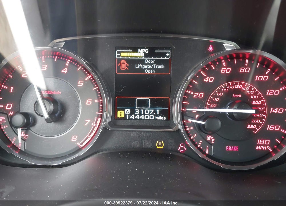 2016 SUBARU WRX PREMIUM VIN: JF1VA1E60G9829216