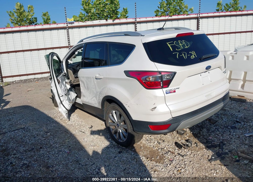 2017 FORD ESCAPE TITANIUM VIN: 1FMCU0J97HUB46460