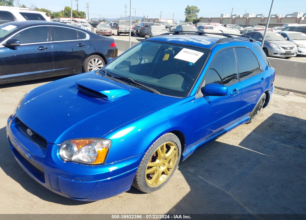 2004 SUBARU IMPREZA WRX VIN: JF1GG29644G812675
