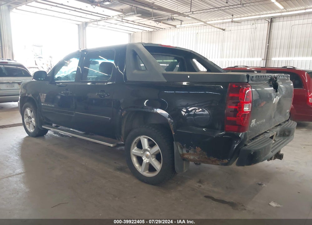 2007 CHEVROLET AVALANCHE 1500 LT VIN: 3GNFK12377G141503