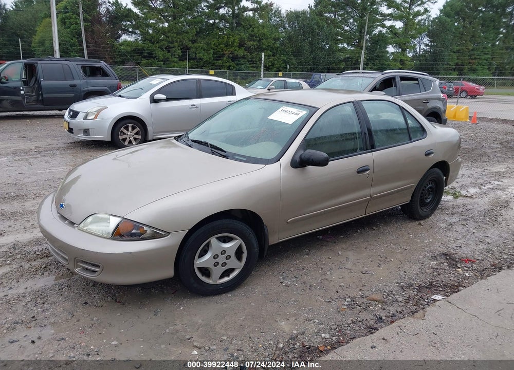 2002 CHEVROLET CAVALIER VIN: 1G1JC524927414342