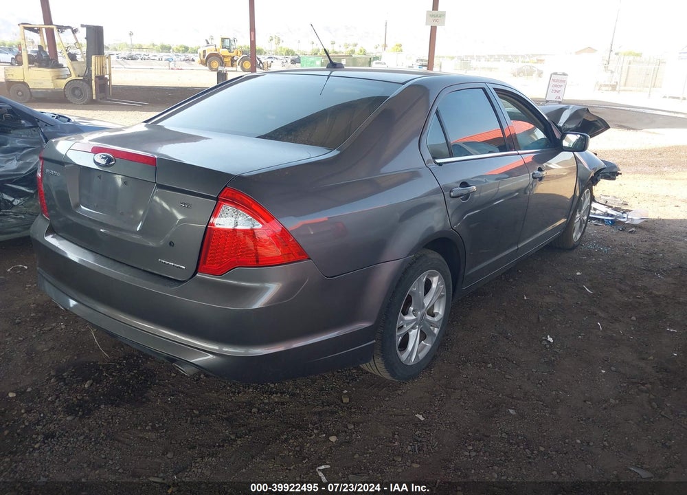 2012 FORD FUSION SE VIN: 3FAHP0HG4CR367932