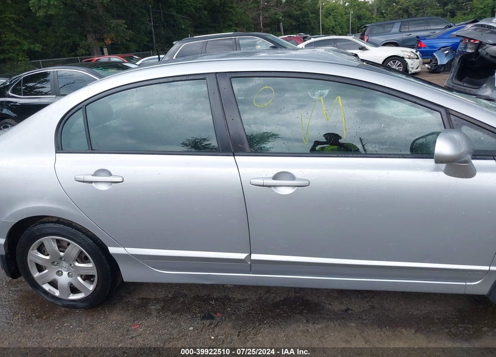 2009 HONDA CIVIC LX VIN: 2HGFA16509H542337