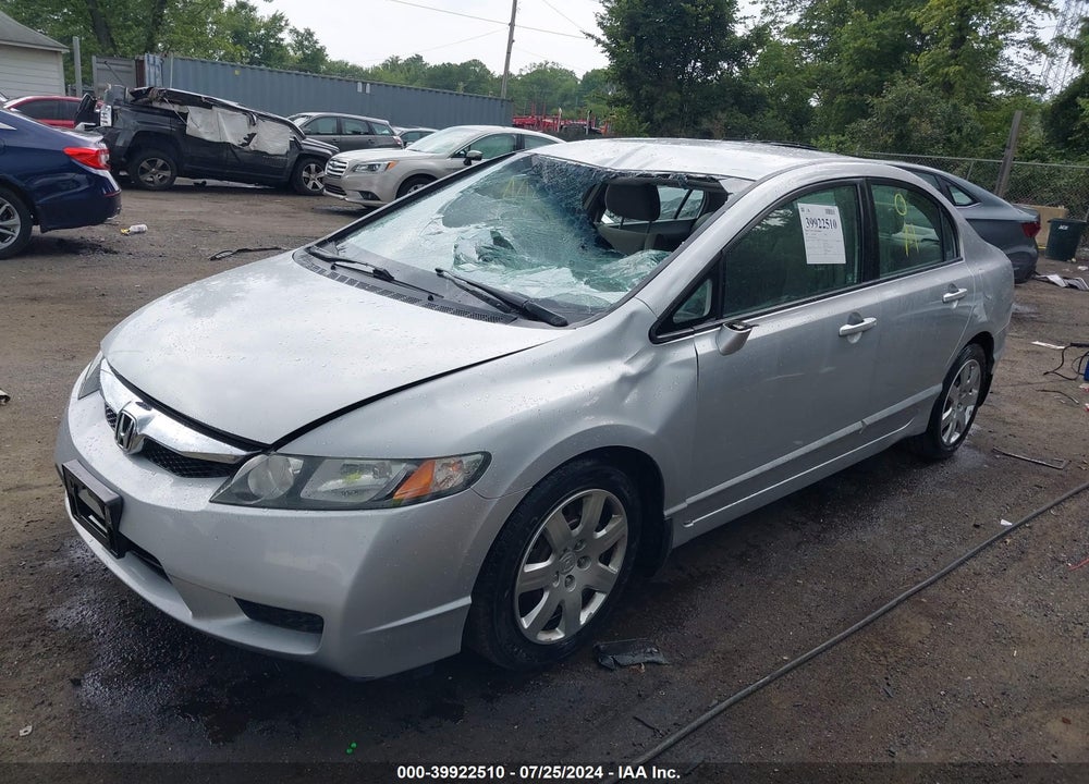 2009 HONDA CIVIC LX VIN: 2HGFA16509H542337