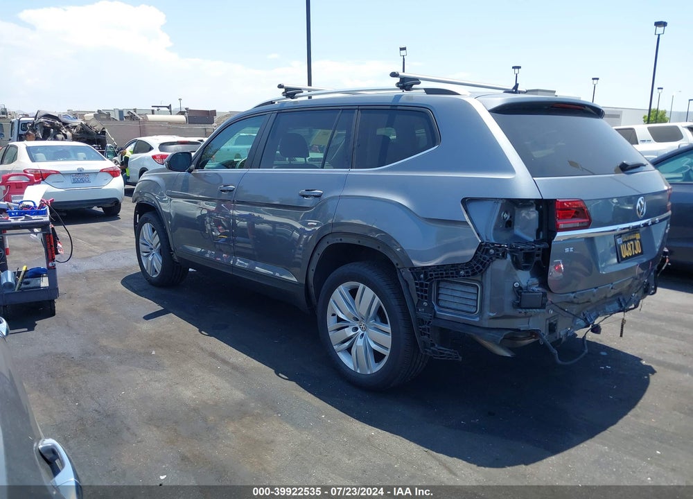 2019 VOLKSWAGEN ATLAS 3.6L V6 SE W/TECHNOLOGY VIN: 1V2UR2CA6KC554263