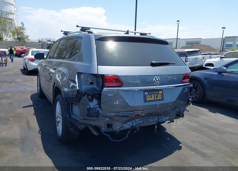 2019 VOLKSWAGEN ATLAS 3.6L V6 SE W/TECHNOLOGY VIN: 1V2UR2CA6KC554263