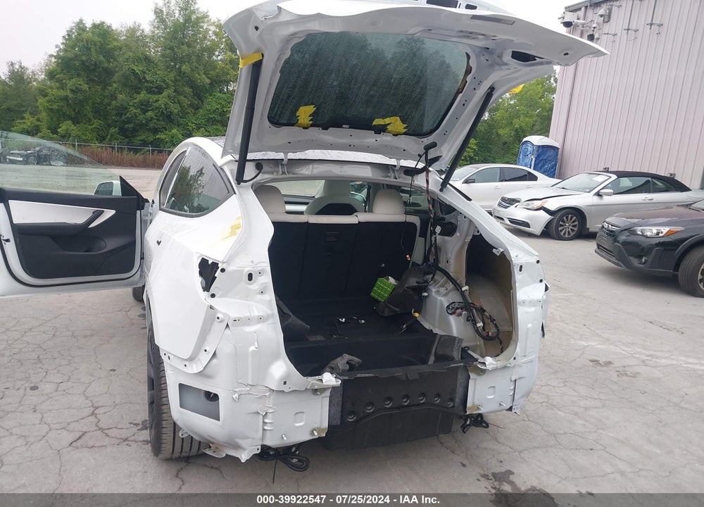 2021 TESLA MODEL Y LONG RANGE DUAL MOTOR ALL-WHEEL DRIVE VIN: 5YJYGDEE0MF119703