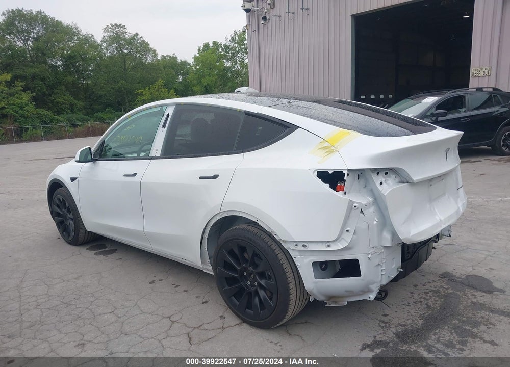 2021 TESLA MODEL Y LONG RANGE DUAL MOTOR ALL-WHEEL DRIVE VIN: 5YJYGDEE0MF119703