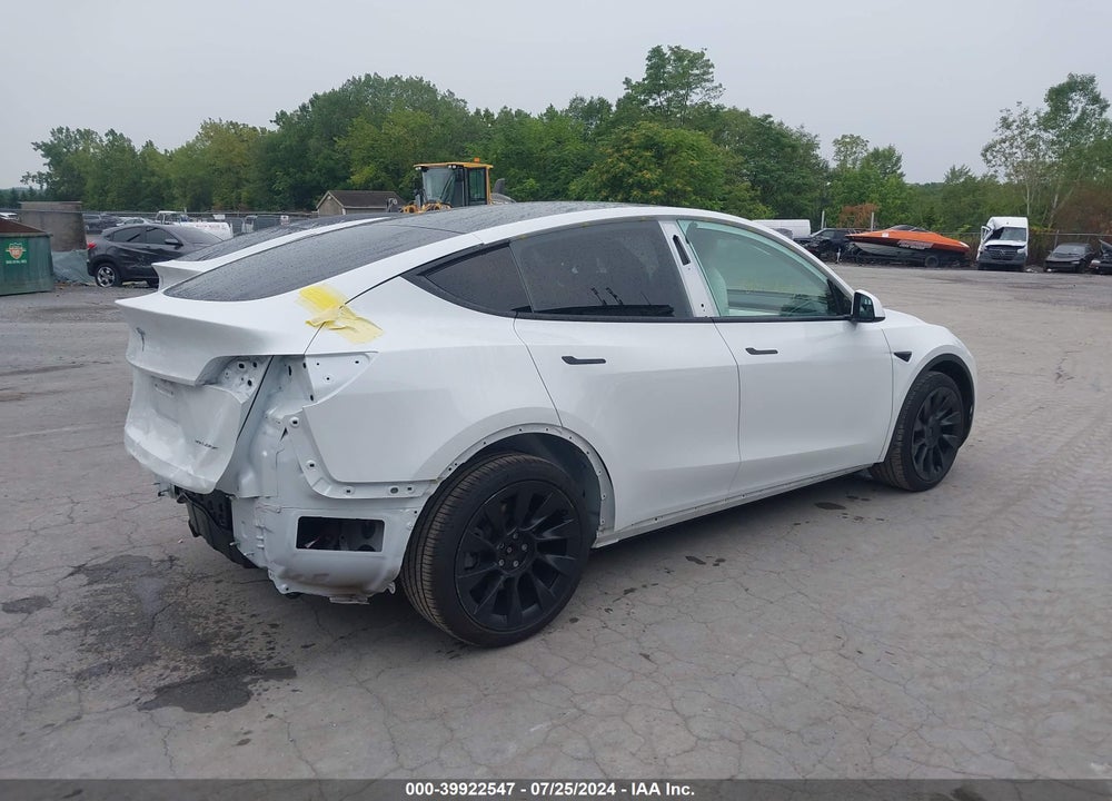 2021 TESLA MODEL Y LONG RANGE DUAL MOTOR ALL-WHEEL DRIVE VIN: 5YJYGDEE0MF119703