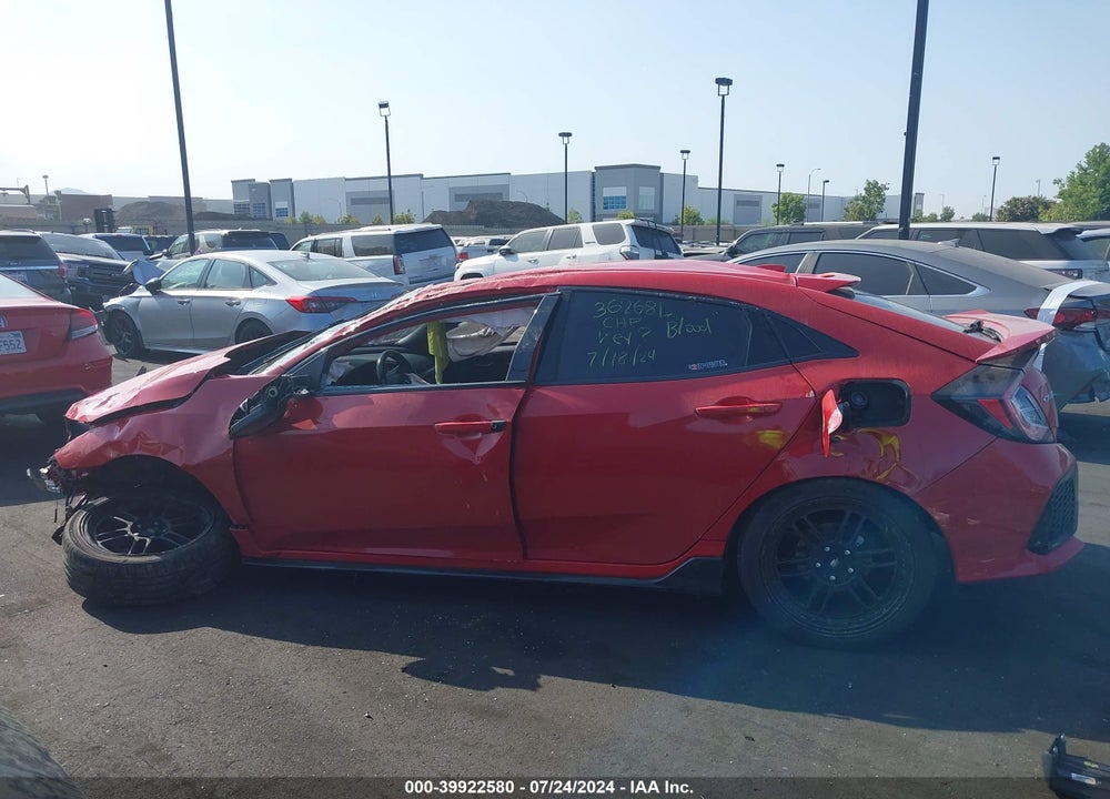2019 HONDA CIVIC SPORT VIN: SHHFK7G4XKU208380