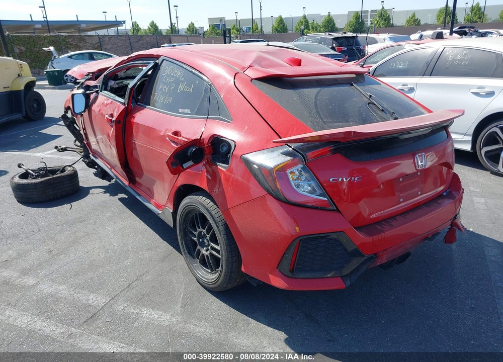 2019 HONDA CIVIC SPORT VIN: SHHFK7G4XKU208380