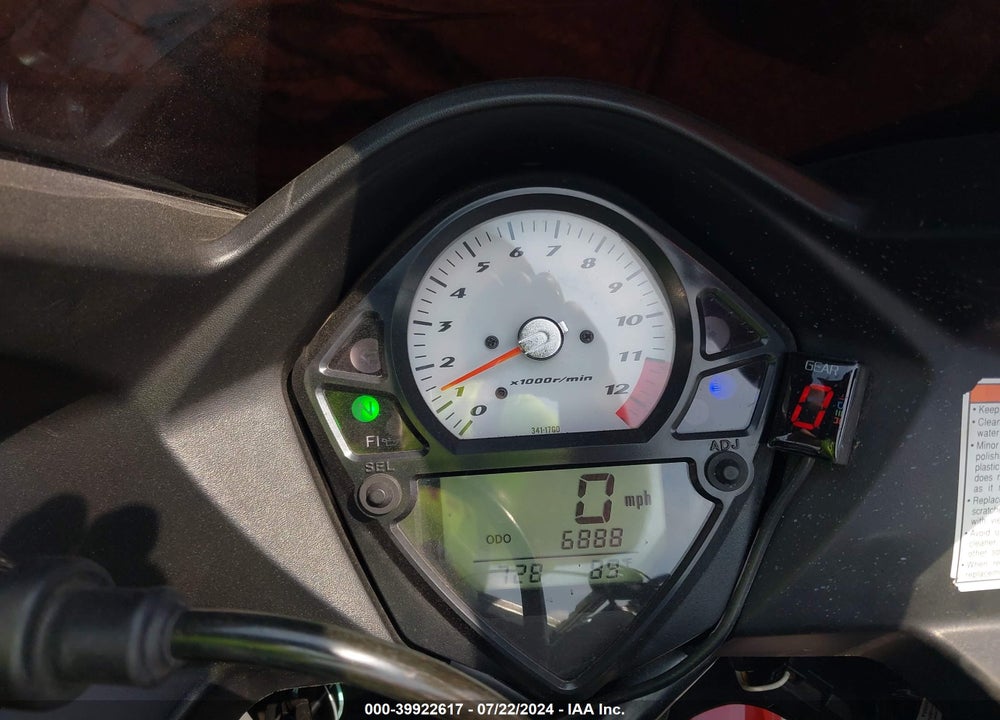2007 SUZUKI SV650 VIN: JS1VP53A472103675