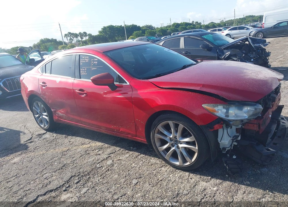 2016 MAZDA 6 I TOURING VIN: JM1GJ1V51G1420330