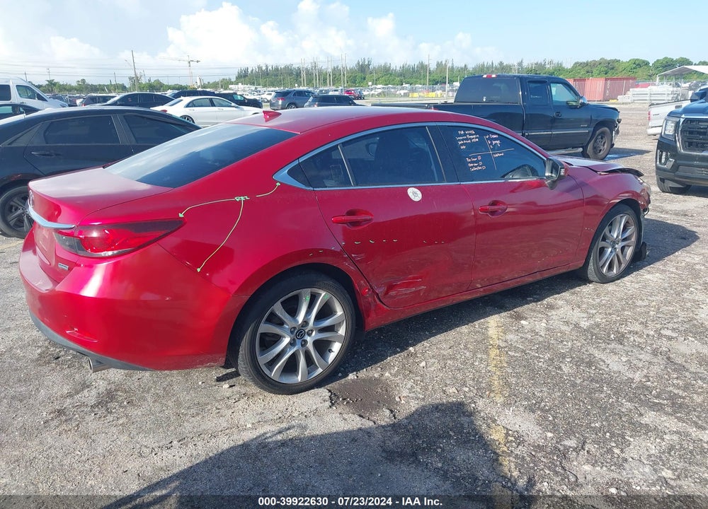 2016 MAZDA 6 I TOURING VIN: JM1GJ1V51G1420330