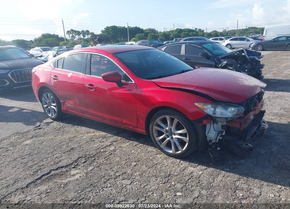 2016 MAZDA 6 I TOURING VIN: JM1GJ1V51G1420330