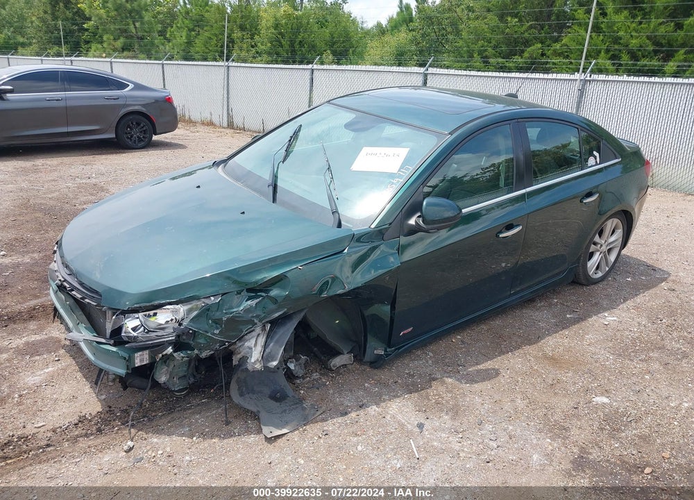 2015 CHEVROLET CRUZE LTZ VIN: 1G1PG5SB9F7175345