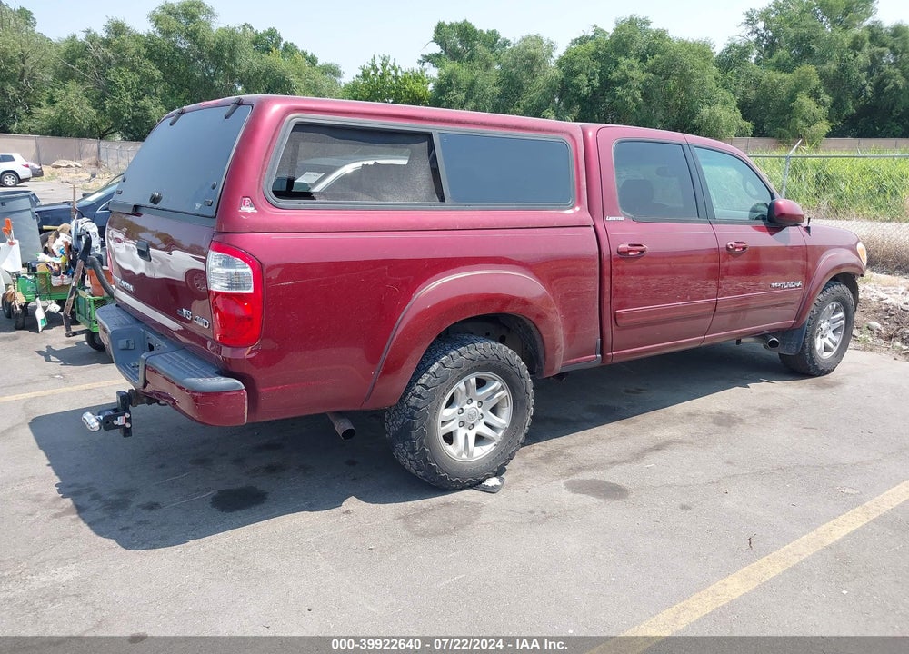 2006 TOYOTA TUNDRA LIMITED V8 VIN: 5TBDT48126S507039