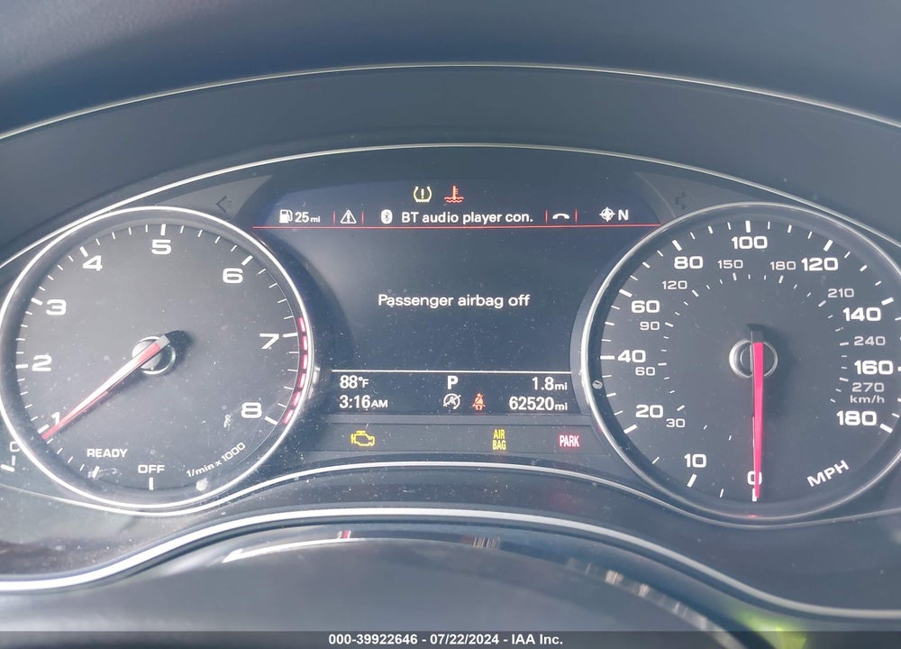 2017 AUDI A6 2.0T PREMIUM VIN: WAUC8AFC2HN111500