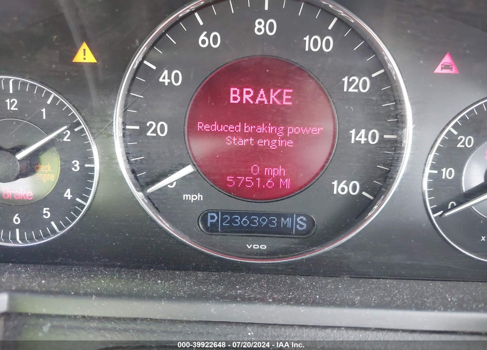 2005 MERCEDES-BENZ E 320 VIN: WDBUF65J75A633342