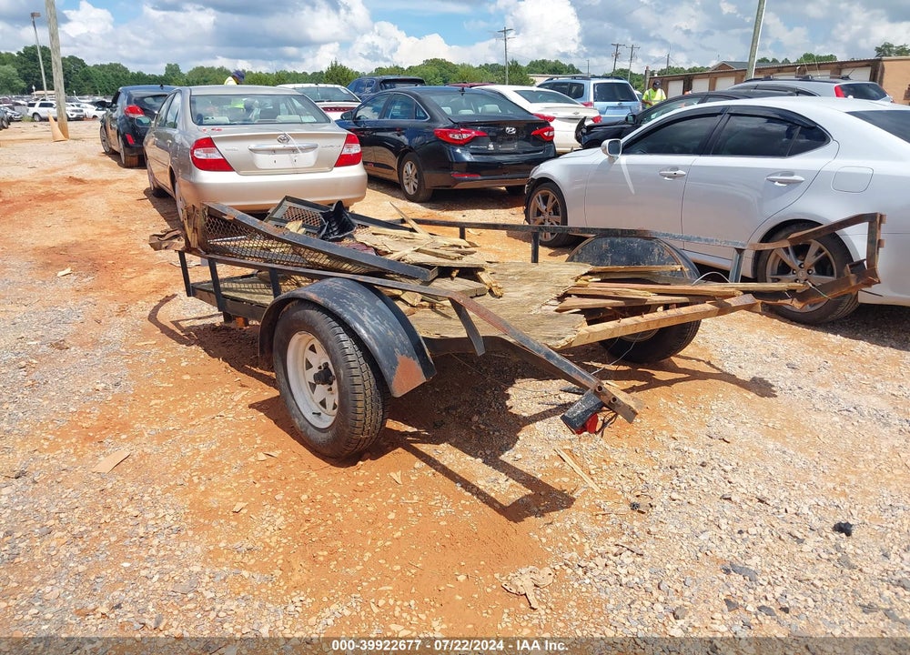 2008 SURE 5X10 UTILITY TRAILER VIN: 4TELS101381091528