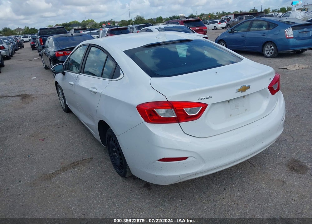 2016 CHEVROLET CRUZE LT AUTO VIN: 1G1BE5SM8G7289453