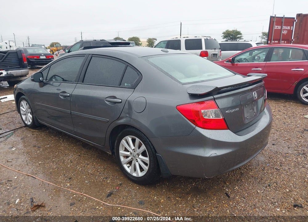 2012 HONDA CIVIC EX-L VIN: 2HGFB2F9XCH541841