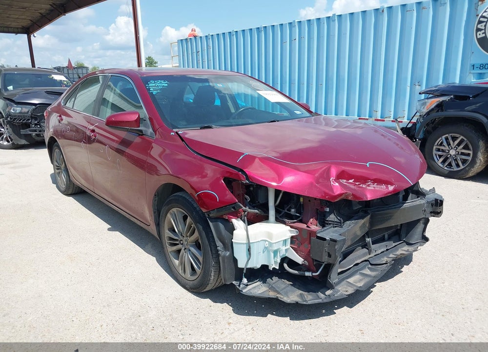 2016 TOYOTA CAMRY SE VIN: 4T1BF1FK5GU515998