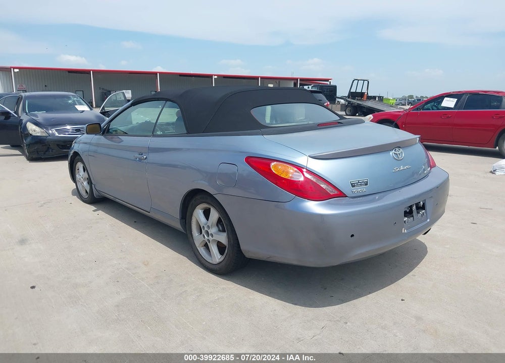 2006 TOYOTA CAMRY SOLARA SLE VIN: 4T1FA38P26U087830