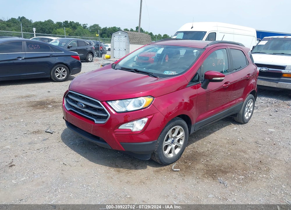2018 FORD ECOSPORT SE VIN: MAJ3P1TE7JC241274