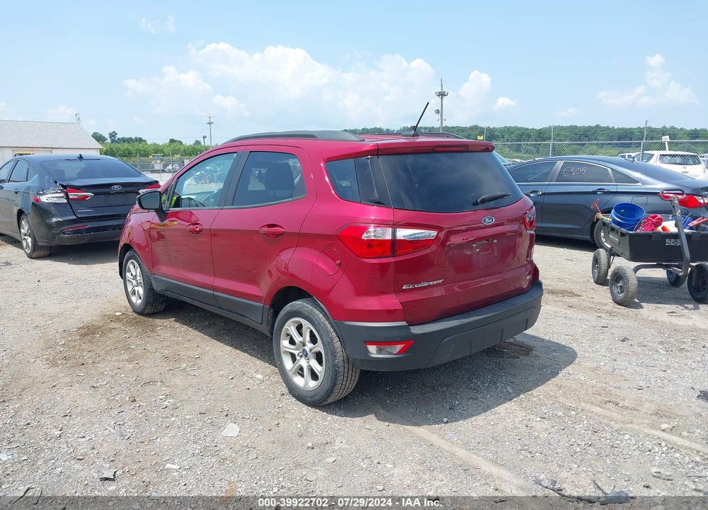 2018 FORD ECOSPORT SE VIN: MAJ3P1TE7JC241274