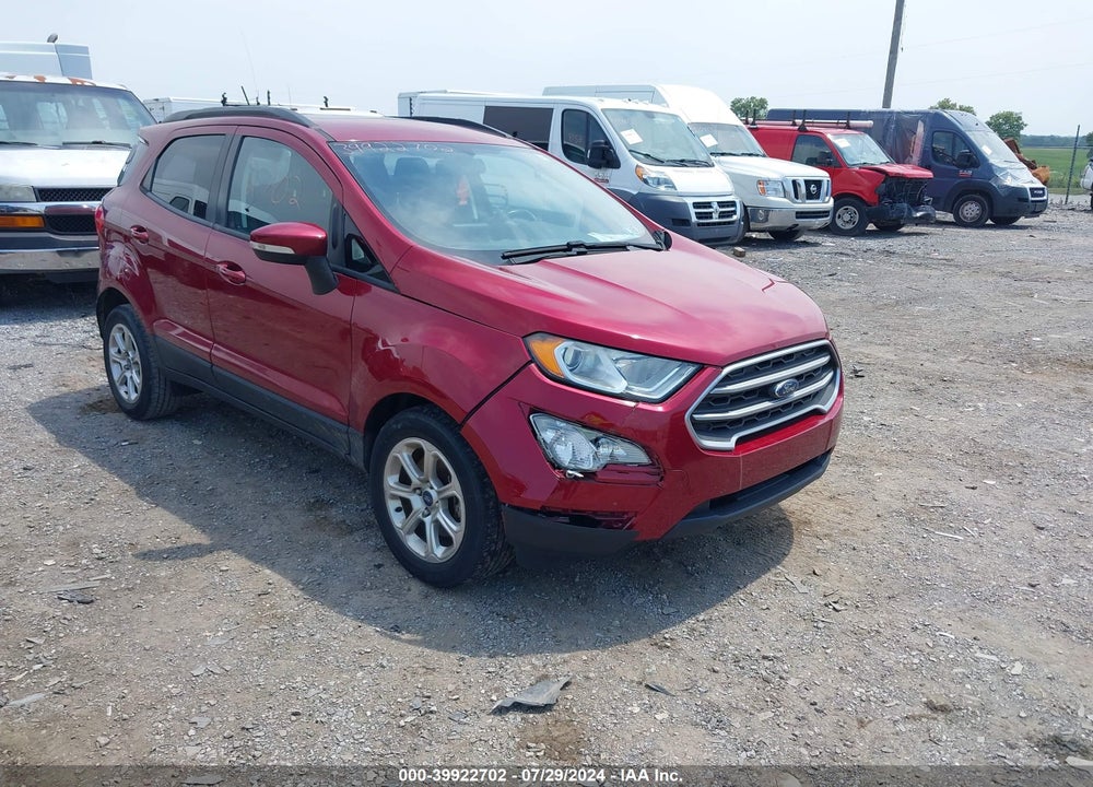 2018 FORD ECOSPORT SE VIN: MAJ3P1TE7JC241274