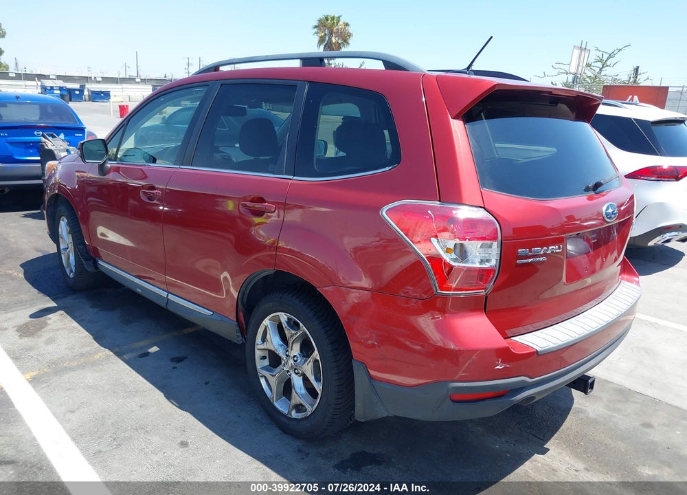 2015 SUBARU FORESTER 2.5I TOURING VIN: JF2SJAWC4FH568714